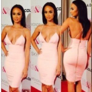 House of CB blush dress